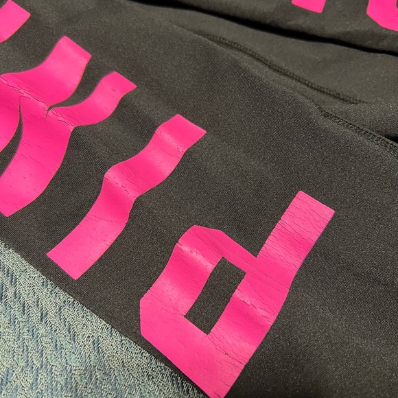 TWO Victoria’s Secret PINK Pullover Jacket 3/4 zip Size Large - Picture 7 of 11